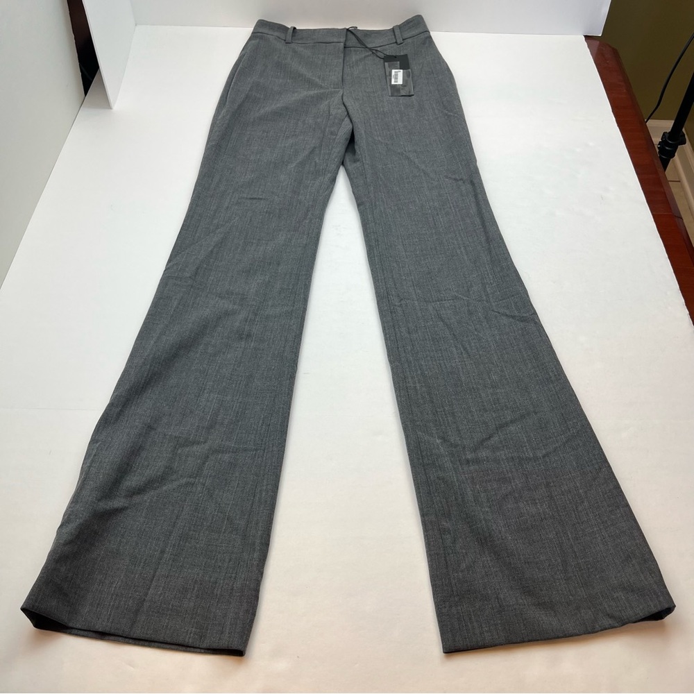 Nili Lotan Corette Pant Heather Grey Gray Pant Womens Size 0 Wool Blend NEW - Picture 1 of 14